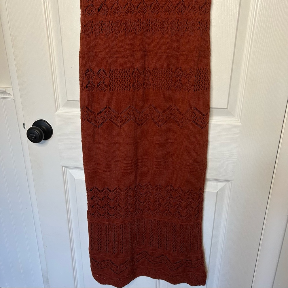 Anthropologie Crochet Midi Dress - Picture 10 of 12